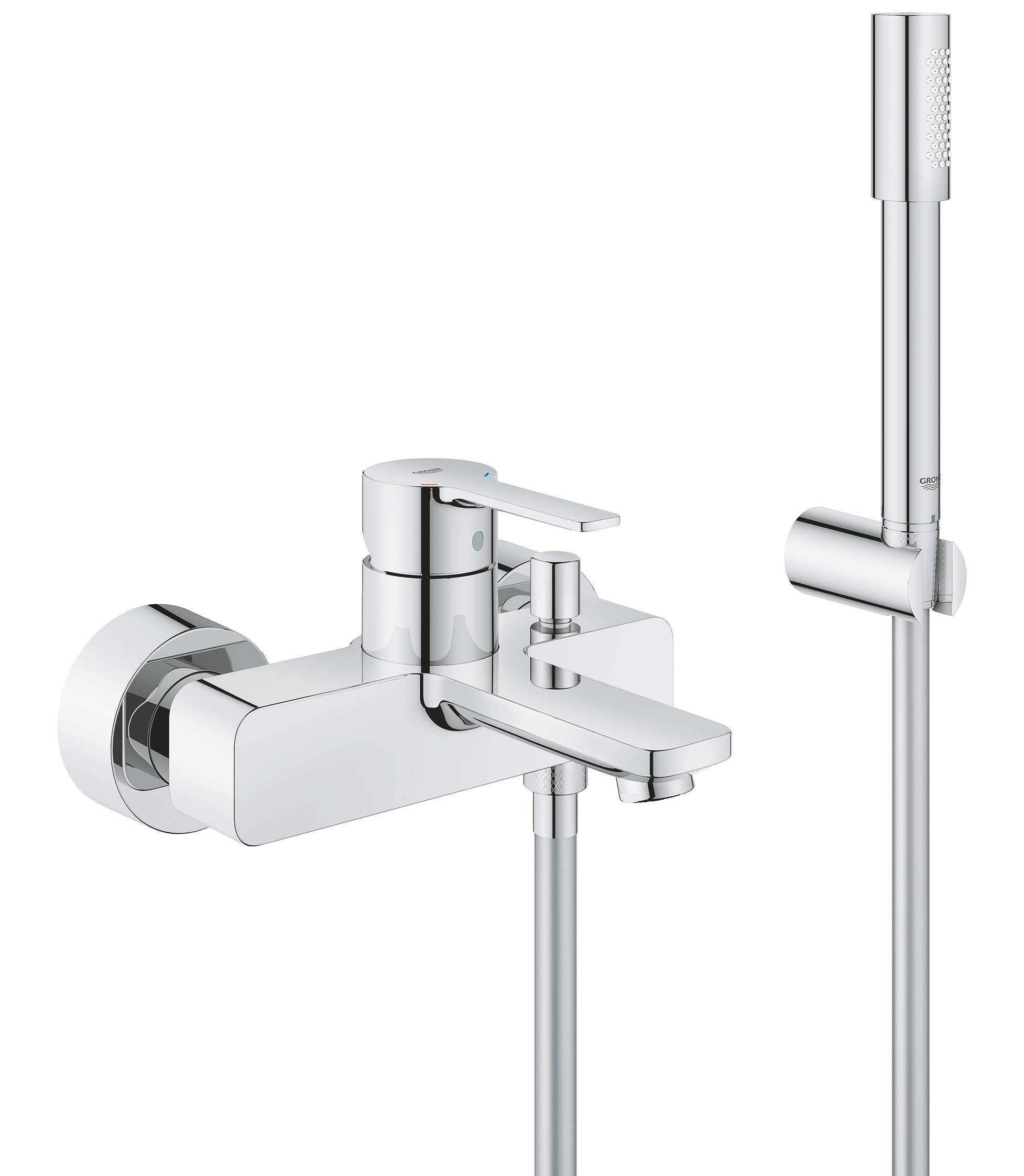 Смеситель для ванны с душем Grohe Lineare New 33850001 (с душевым гарнитуром), хром