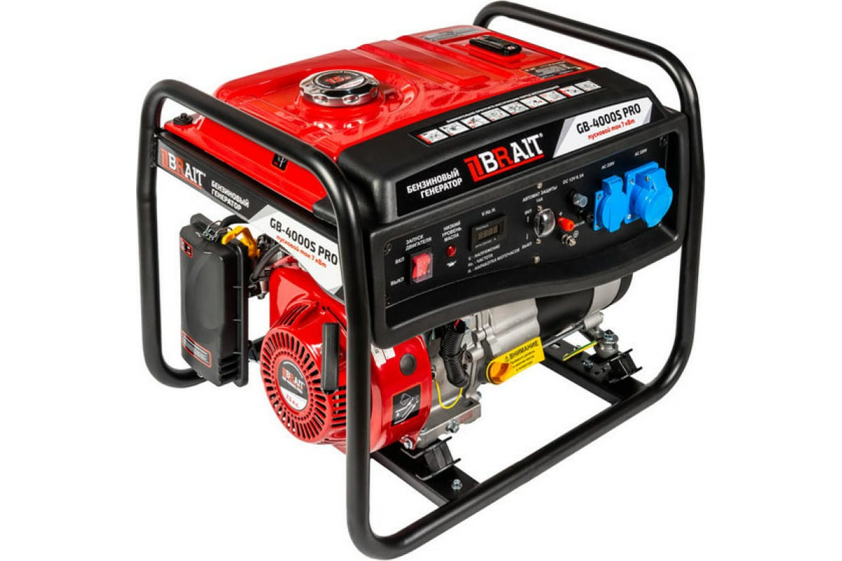 Генератор бензиновый BRAIT GB-4000S PRO