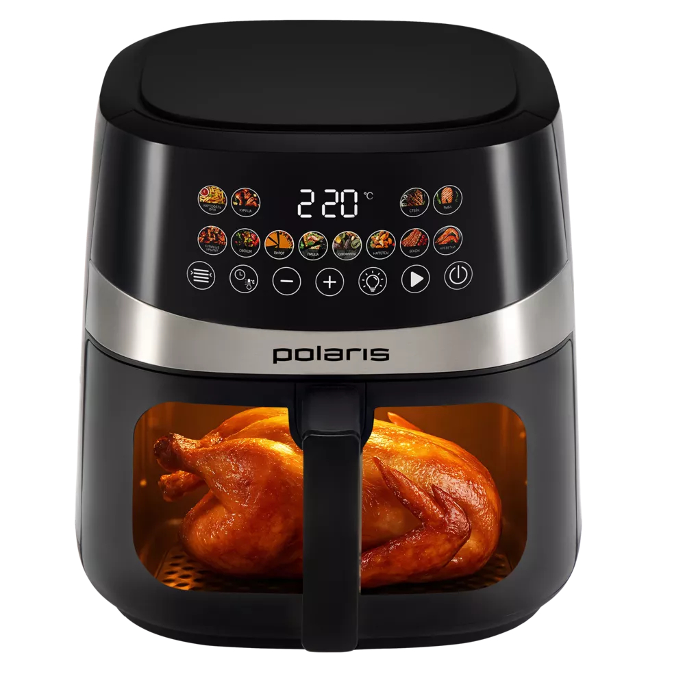 Аэрогриль Polaris PAF 8005W Wi-Fi IQ Home, черный