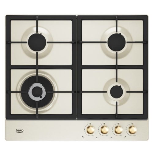 Варочная панель газовая Beko HIAW64225SCR, кремовый