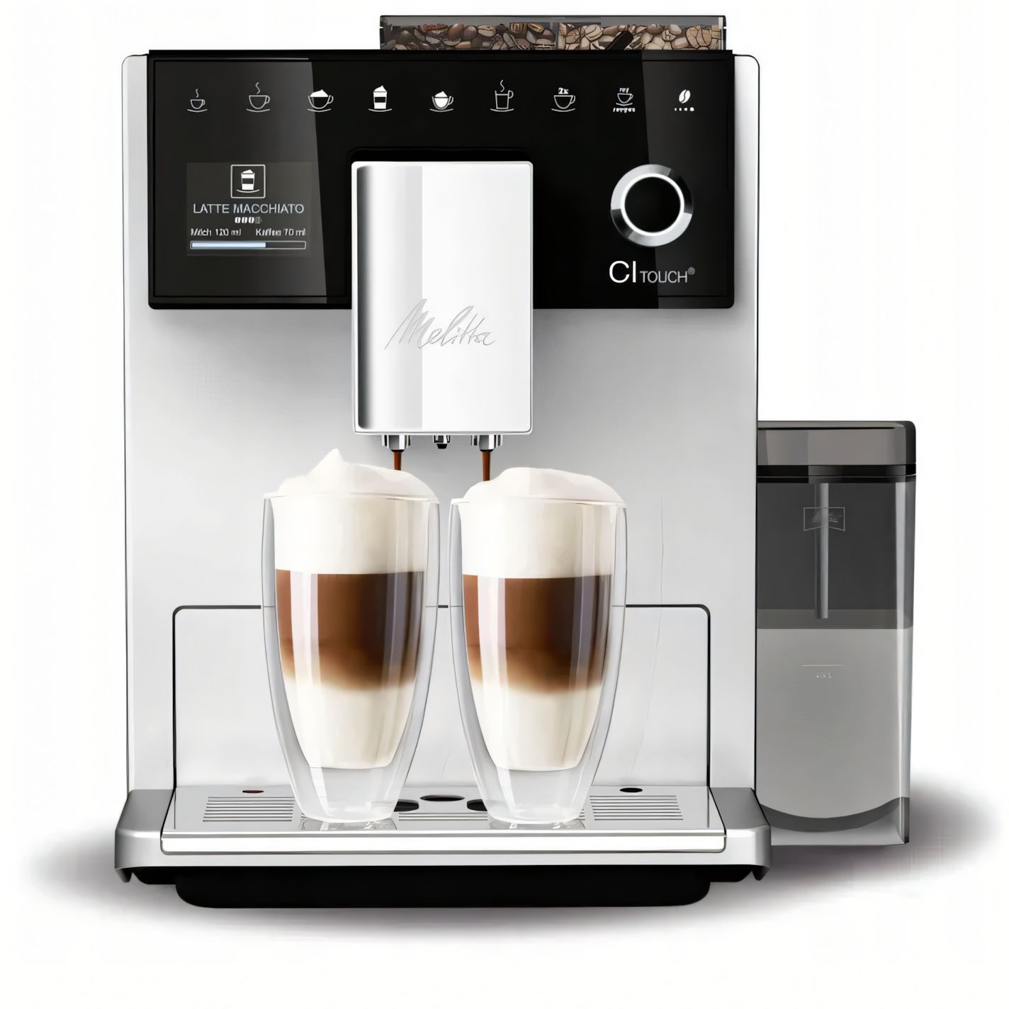 Кофемашина автоматическая Melitta Ci Touch F 630-111 Silver, серебристый