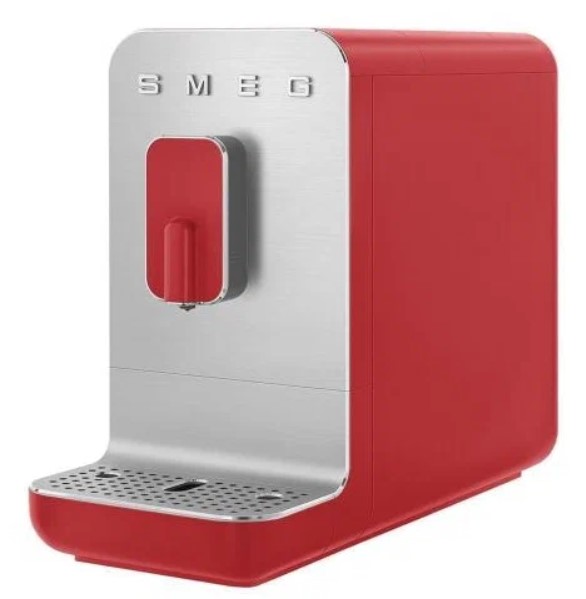 Кофемашина Smeg BCC02 красный/серый
