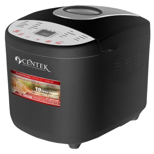 Хлебопечка CENTEK CT-1406 черный