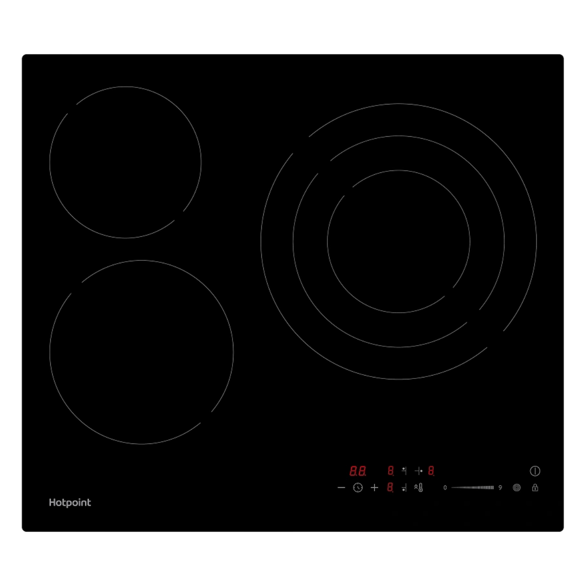 Варочная панель электрическая Hotpoint HR 6O3 CS, черный