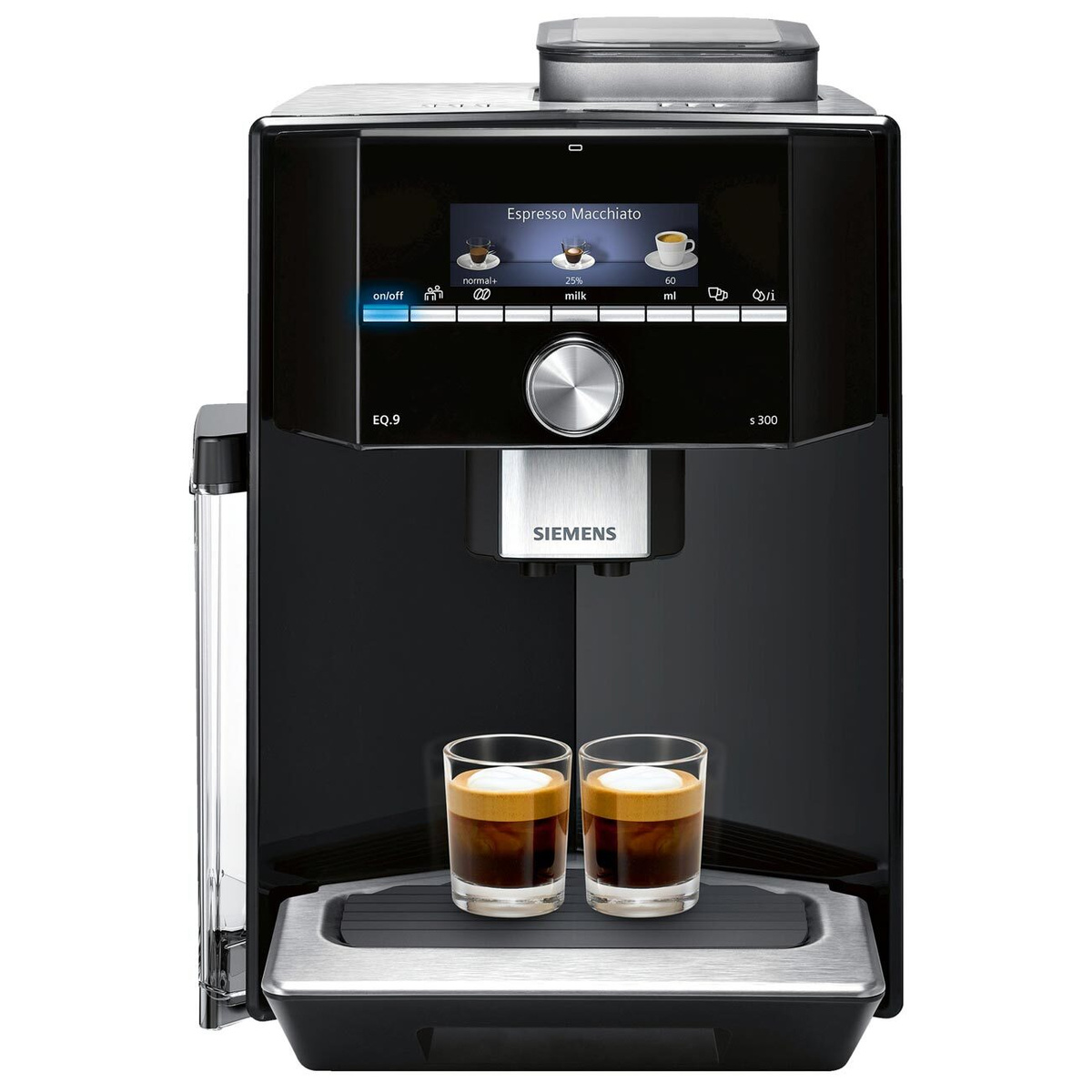 Кофемашина автоматическая Siemens TI923309RW EQ.9 s300, черный