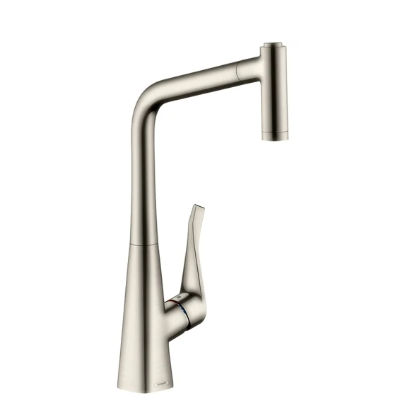 Смеситель для кухни Hansgrohe Metris 14820800, стальной