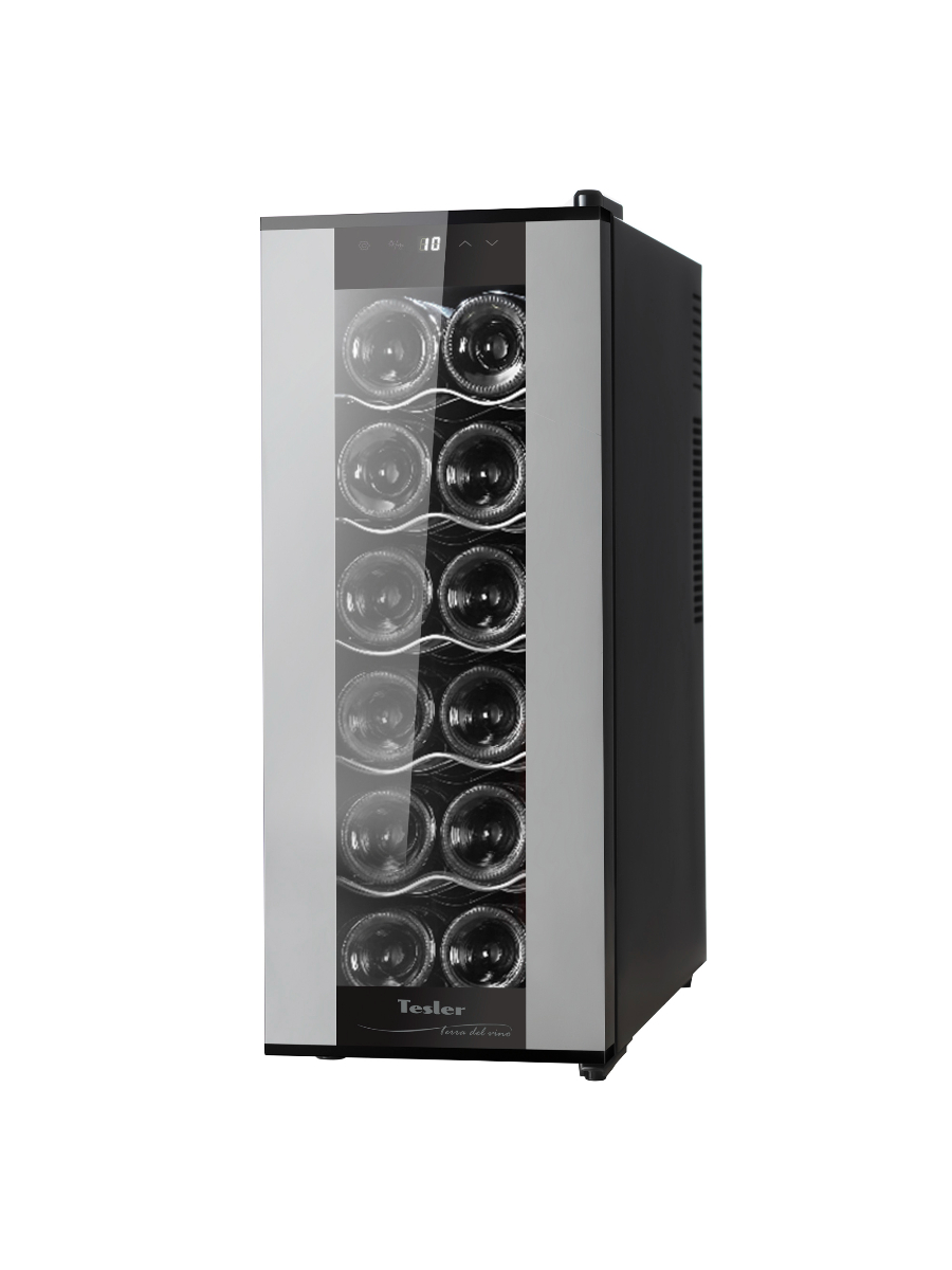 Винный шкаф Tesler WCV-120 Silver