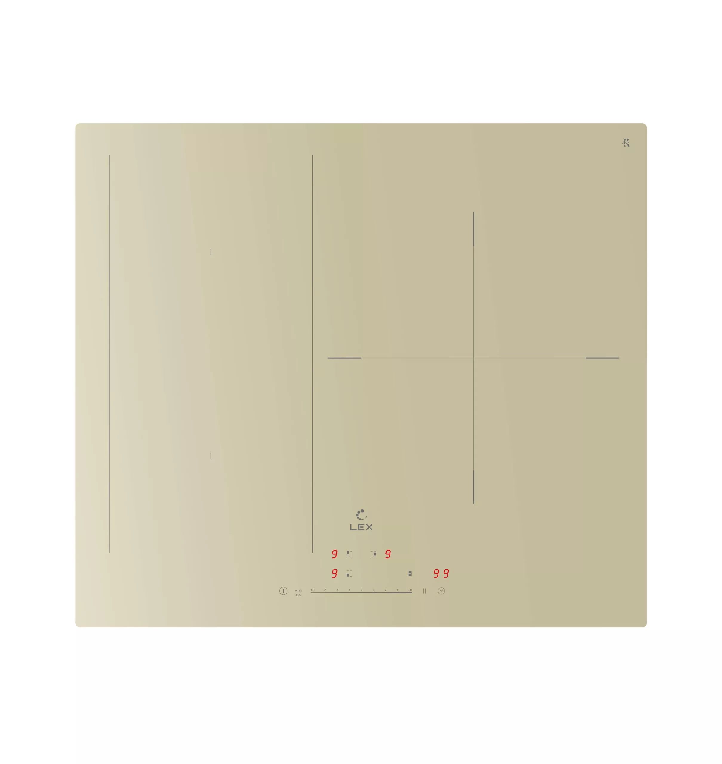 Варочная панель индукционная LEX EVI 631A IV, слоновая кость