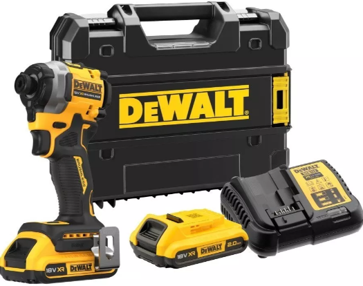 Шуруповерт импульсный аккумуляторный DeWALT DCF850D2T, (кейс, 2 АКБ и ЗУ)