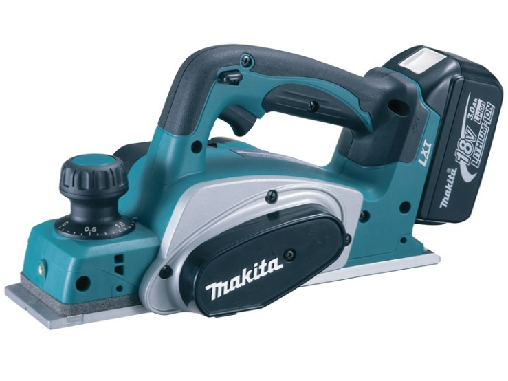 Рубанок аккумуляторный Makita DKP180RFE (кейс, с 2 АКБ и ЗУ)