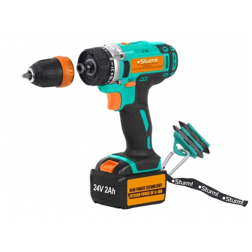 Дрель-шуруповерт аккумуляторная Sturm! CD3224LT 35 Н·м
