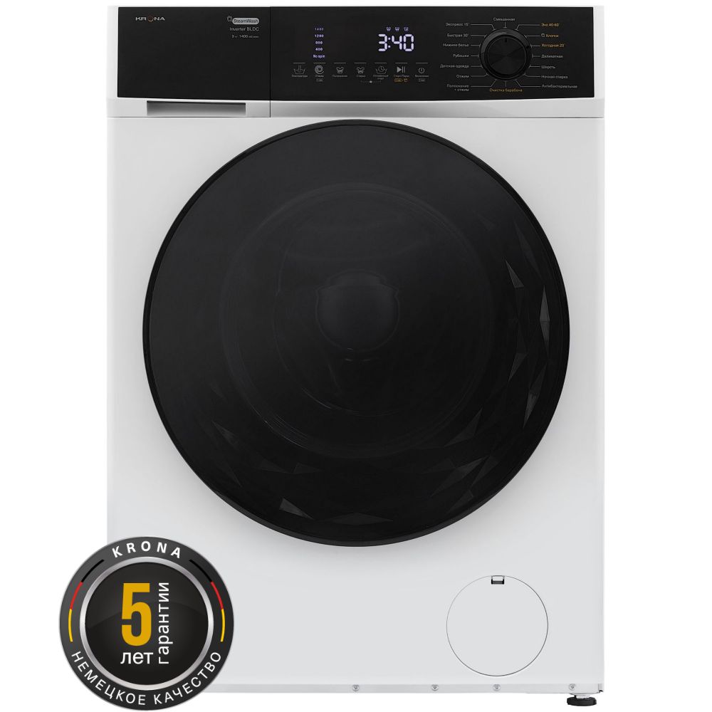 Стиральная машина Krona RHENE MAX WHITE 1400 9K WM