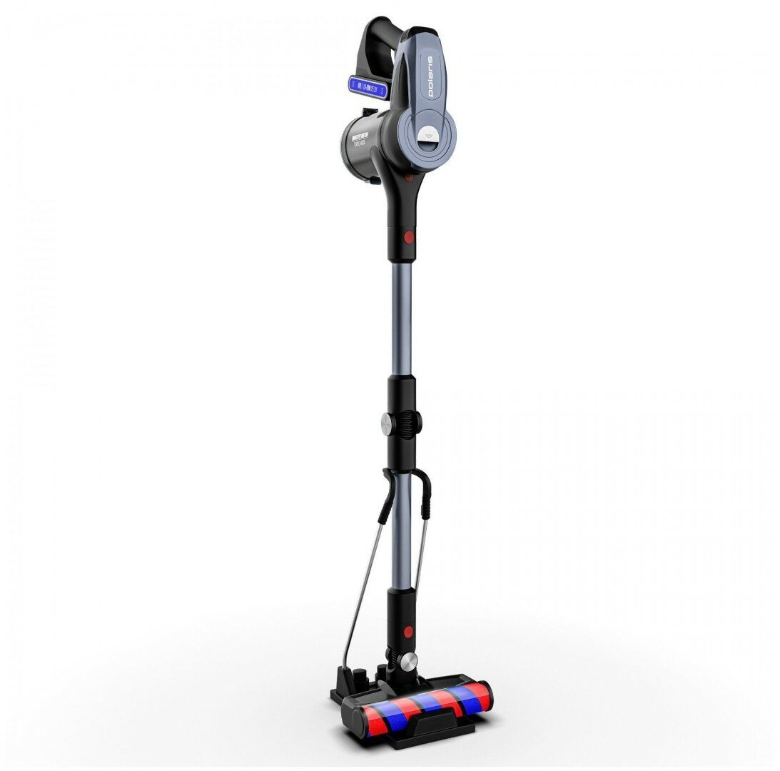 Пылесос вертикальный Polaris PVCS 7090 HandStick PRO Aqua, серый/жемчужный