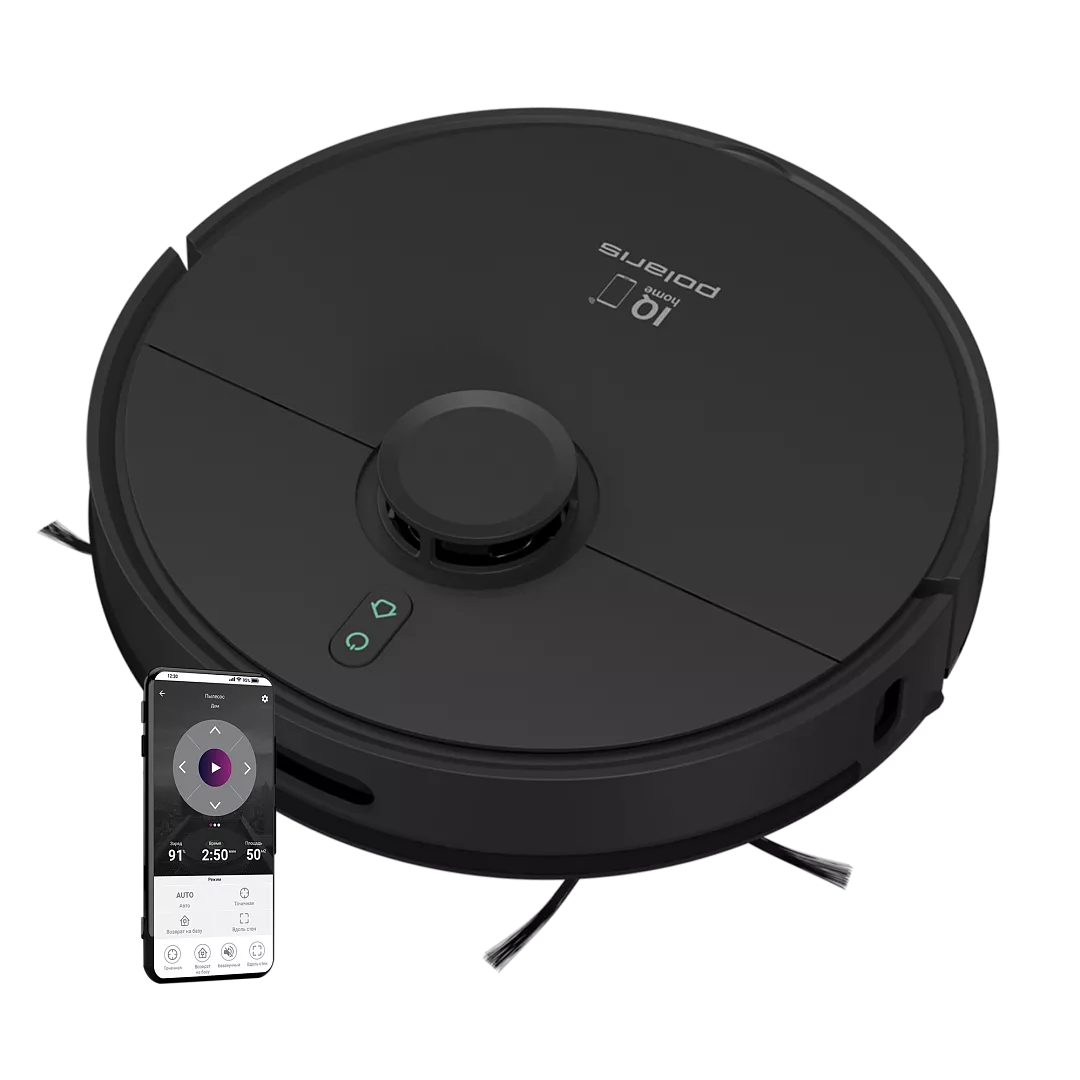 Робот-пылесос Polaris PVCR 4500 WIFI IQ Home, черный