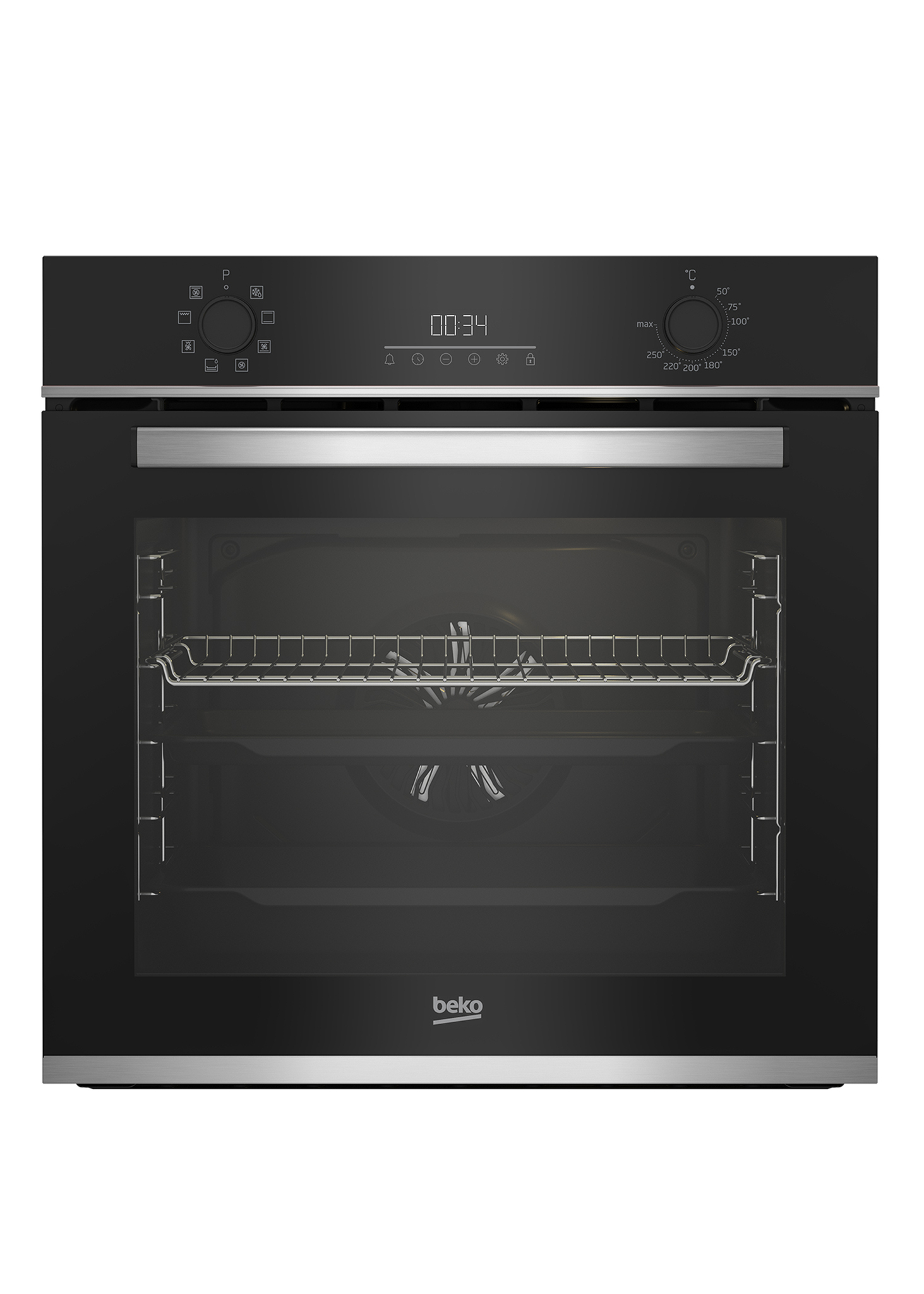Духовой шкаф электрический Beko BBIM13300X, черный/нержавеющая сталь