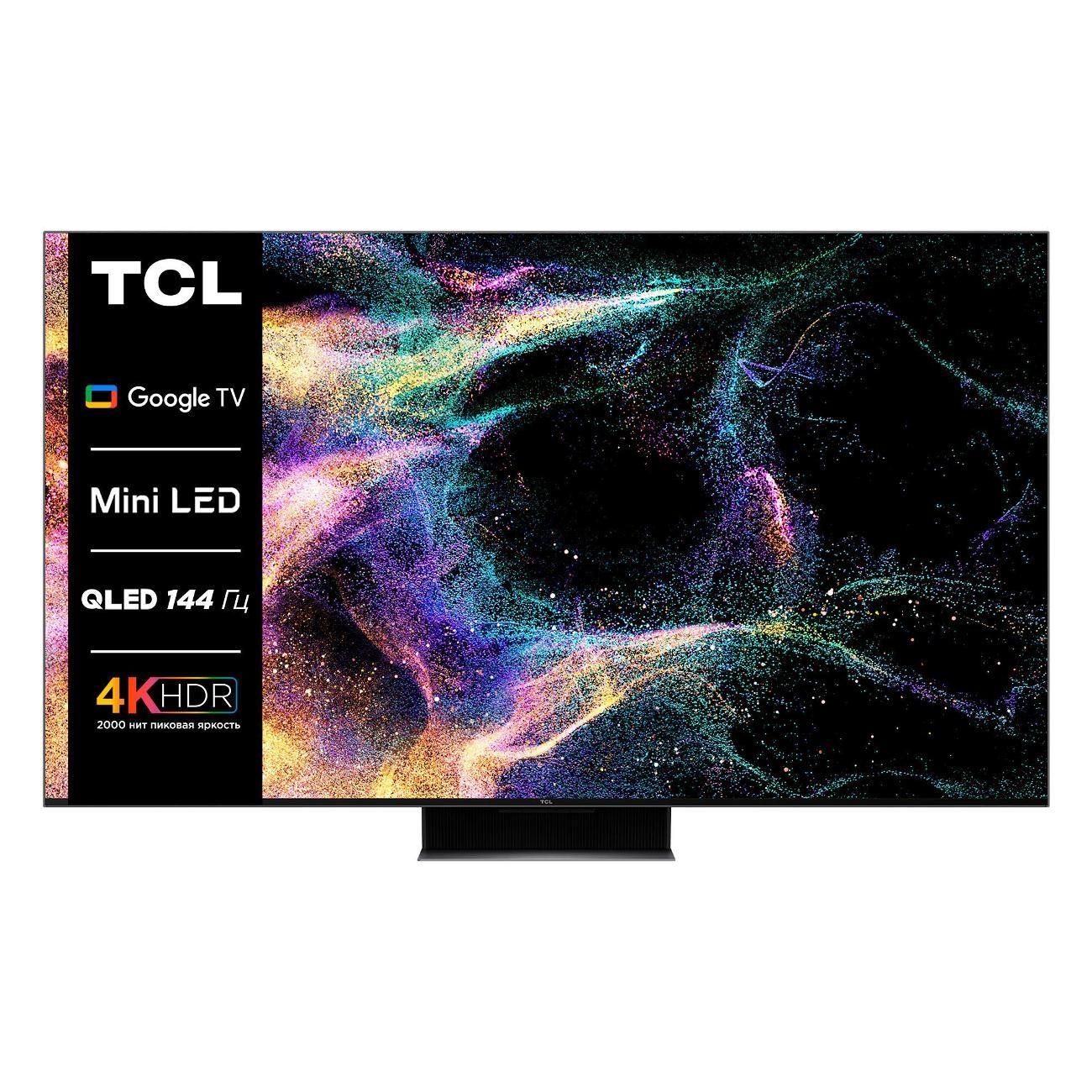 Телевизор TCL 85C845, черный