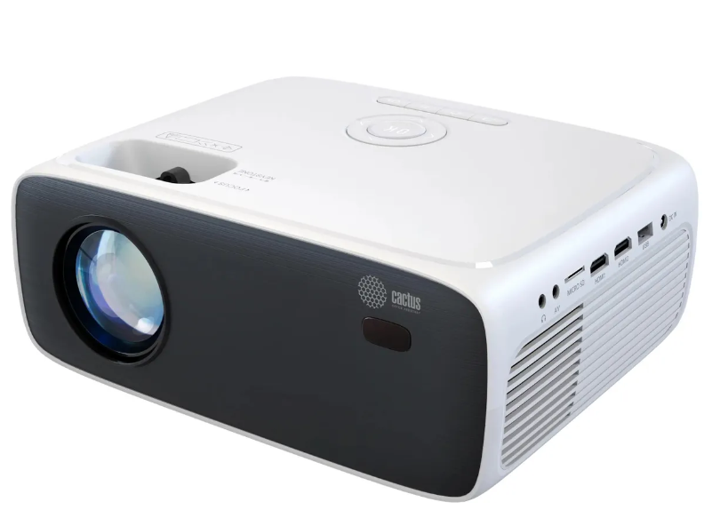 Проектор Cactus CS-PRM.07WT.Full HD, белый