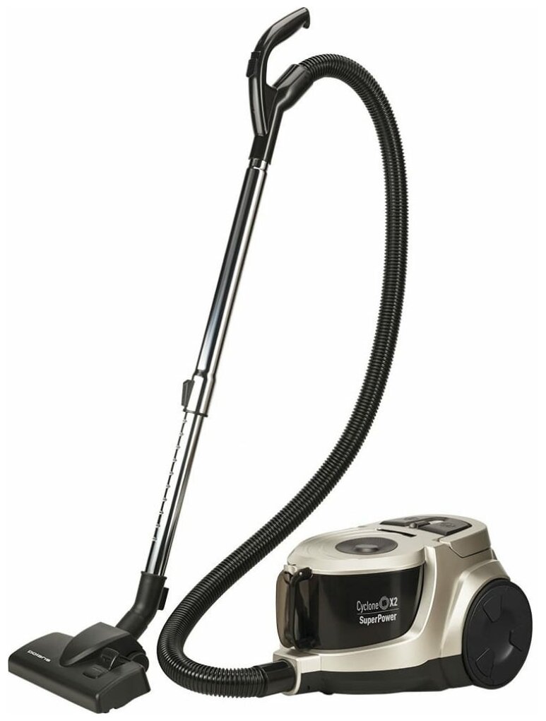 Пылесос Polaris PVC 2031 RUS, золотистый/черный
