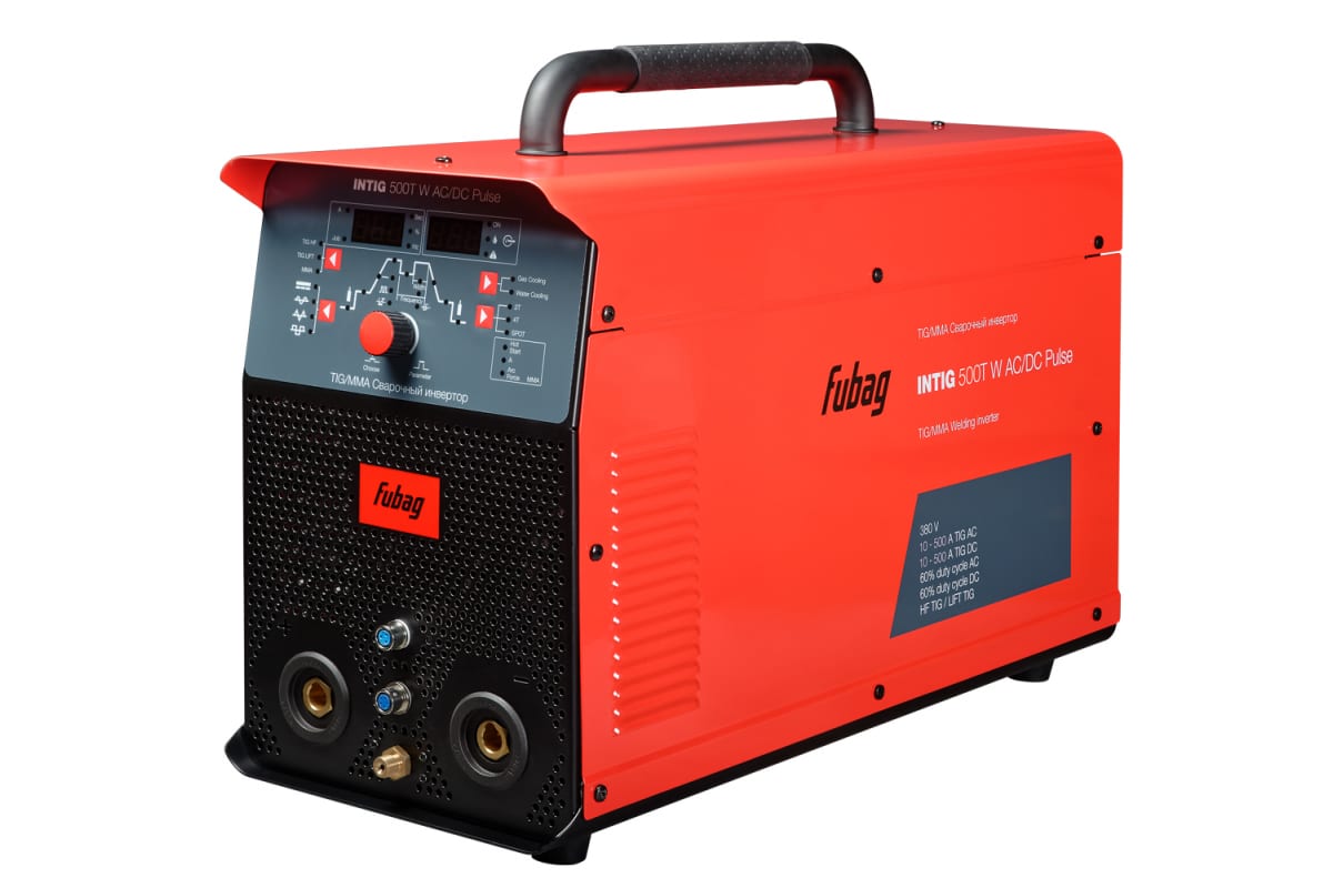 Сварочный полуавтомат FUBAG INTIG 500 T AC/DC PULSE (31457) + горелка FB TIG 18 5P 4m (38463) + модуль охлаждения (31409) + тележка (31410)