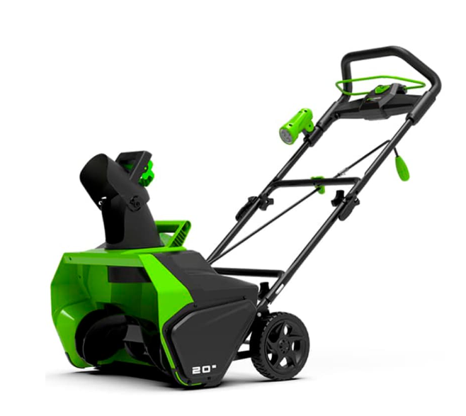 Снегоуборщик аккумуляторный GreenWorks GD40STK5, арт. 2600007UG (с 1 АКБ и ЗУ)