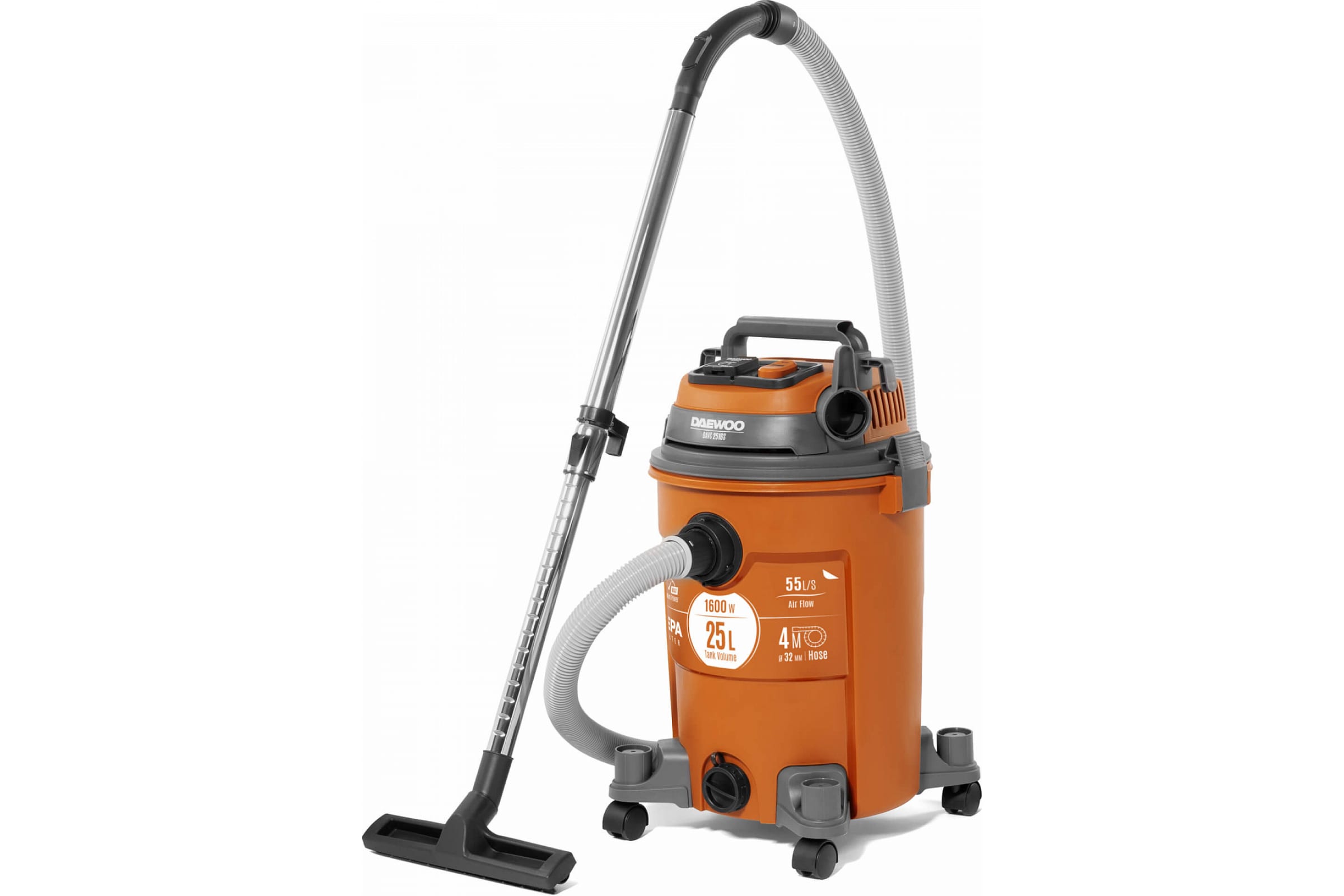 Пылесос строительный DAEWOO DAVC 2516S