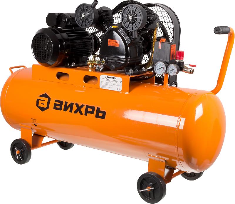 Компрессор масляный ВИХРЬ КМП-400/50Р, 50 л, 2.5 кВт