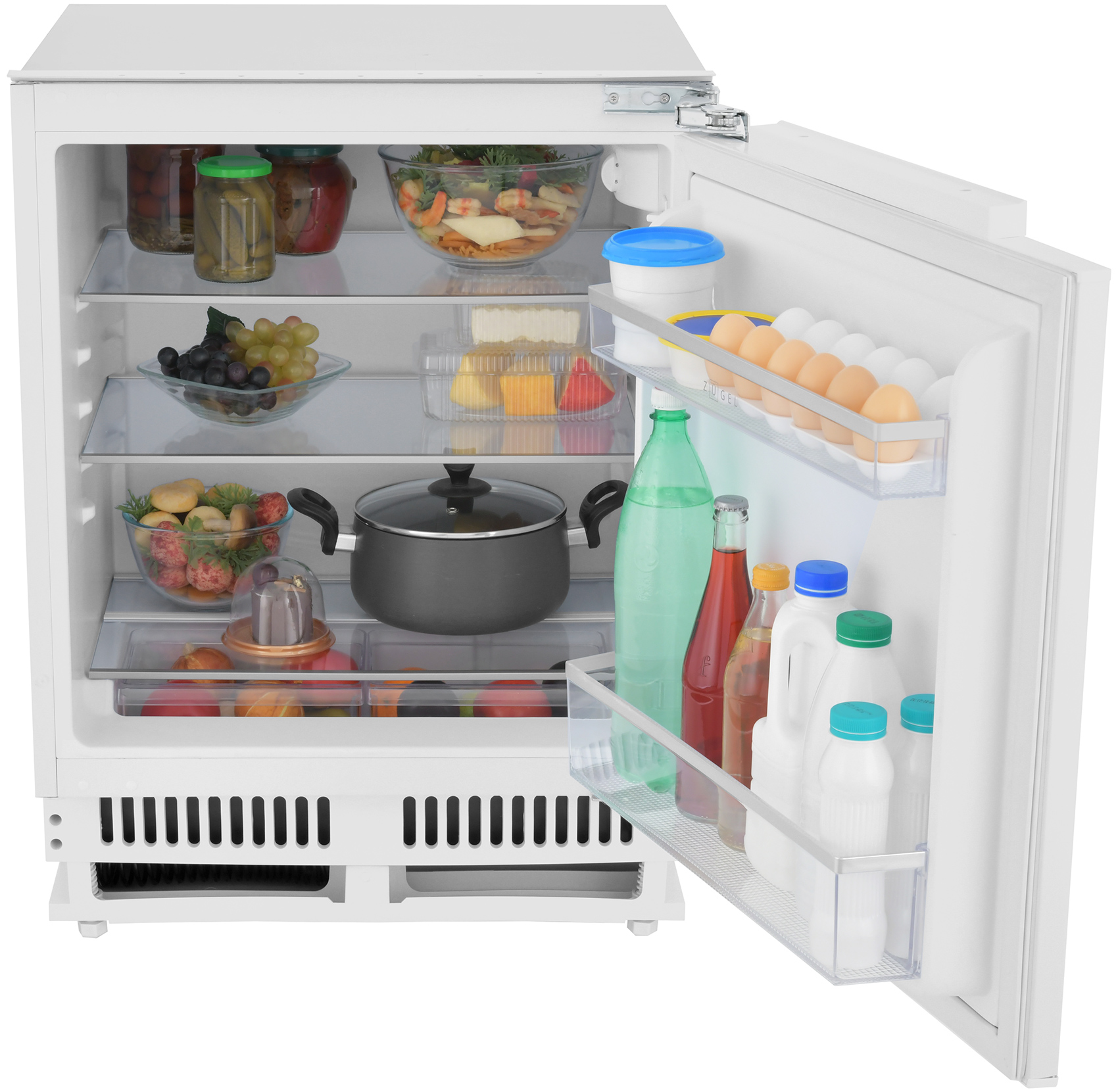 Холодильник встраиваемый ZUGEL ZRI872LF, белый