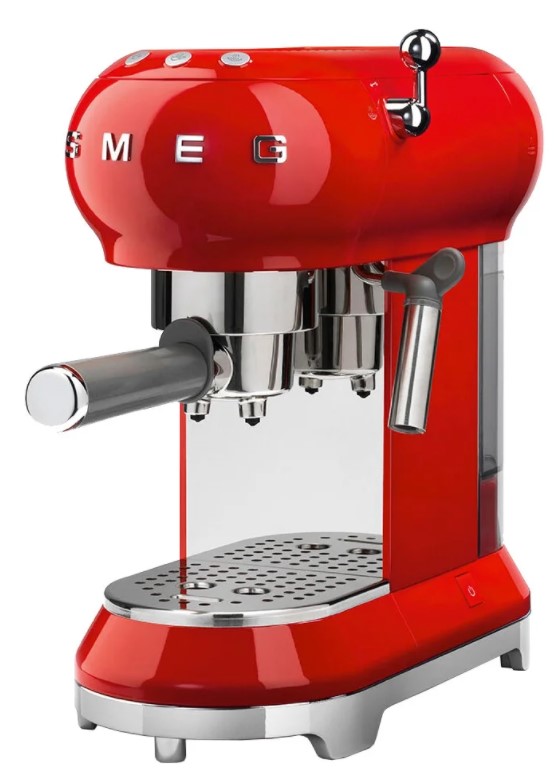 Кофеварка рожковая Smeg ECF01RDEU красный