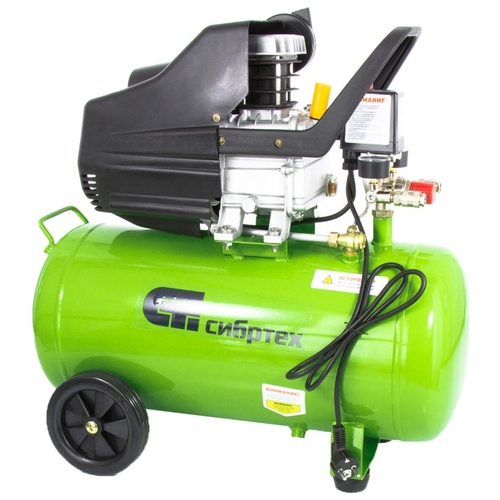 Компрессор масляный Сибртех КК-1500/24, 24 л, 1.5 кВт