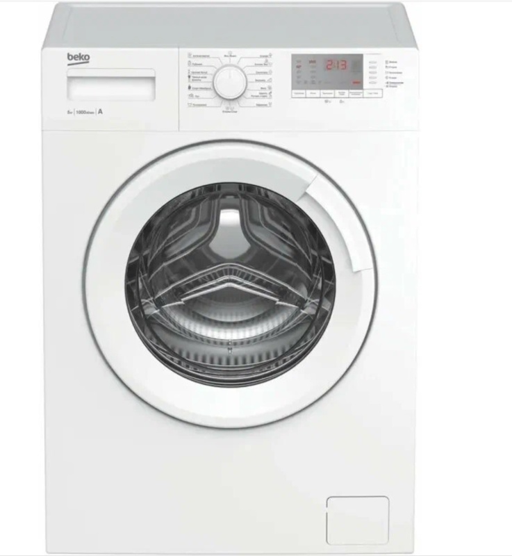 Стиральная машина Beko WHE5512BBW RUKZ BX B7SE4001000, белый