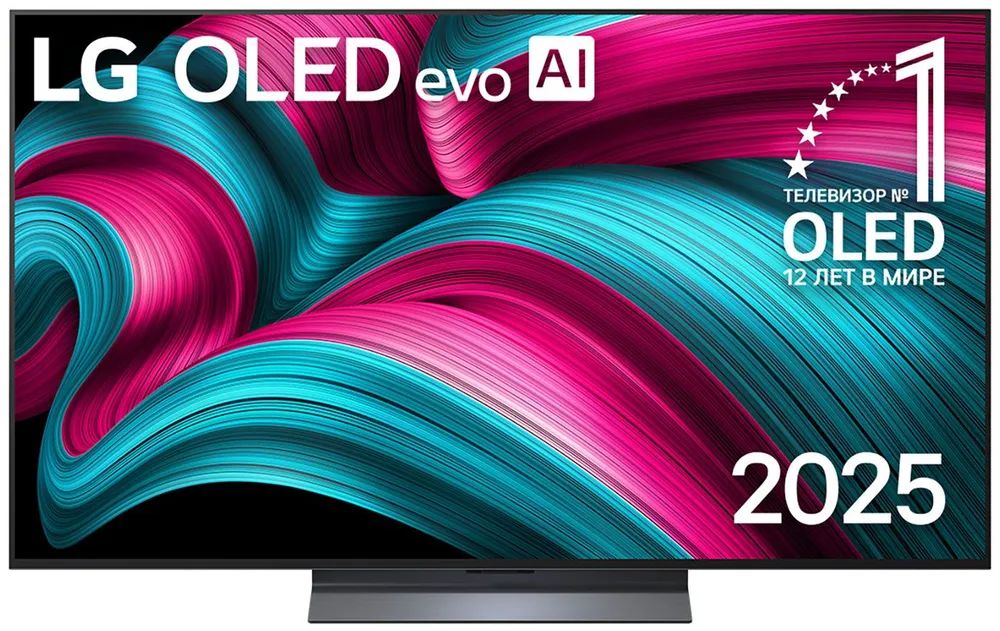 Телевизор LG OLED55C5RLA.ARUG, черный/серебристый