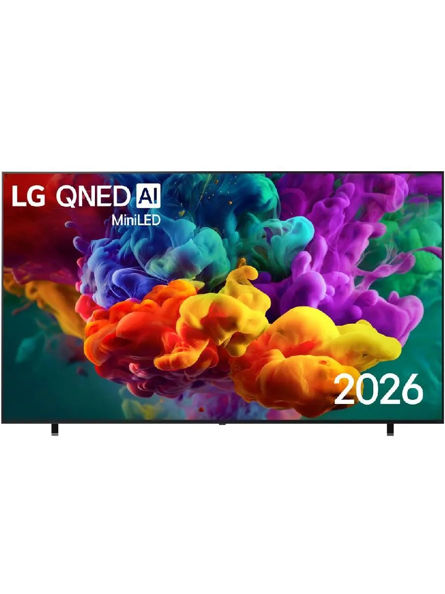 Телевизор LG 100QNED85B6.ARUG, черный титан