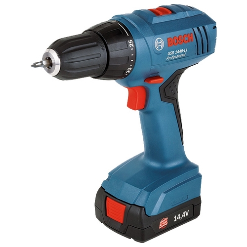 Дрель-шуруповерт BOSCH GSR 1440-LI 1.5Ач x2 кейс комплект1