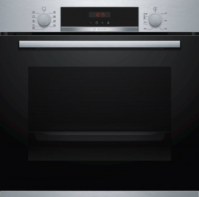 Духовой шкаф электрический Bosch HBA573BS1, нержавеющая сталь/черный