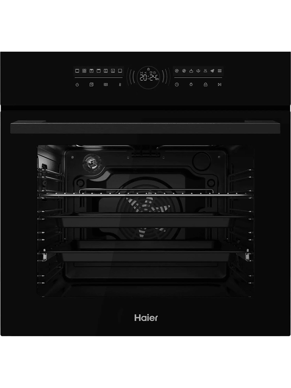 Духовой шкаф электрический Haier HOX-FT5AMTMB, черный матовый