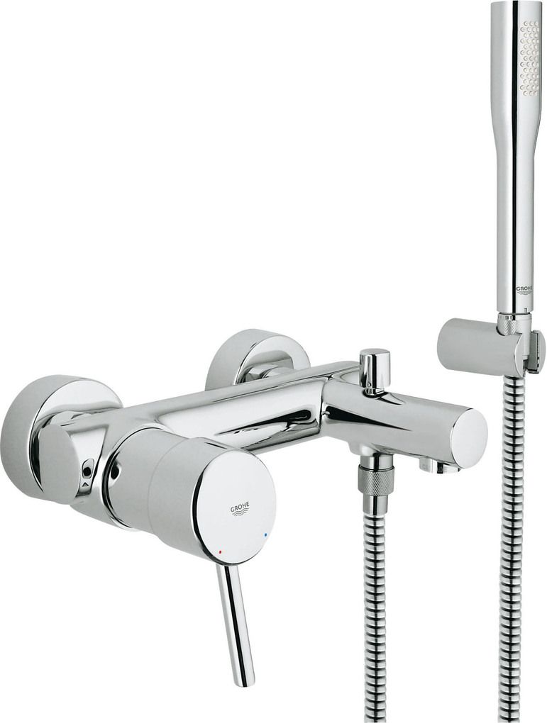 Смеситель для ванны с душем Grohe Concetto 32212001 (с душевым гарнитуром), хром