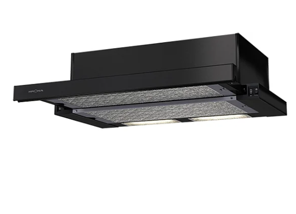 Вытяжка встраиваемая Krona Kamilla 600 Black (1 мотор)