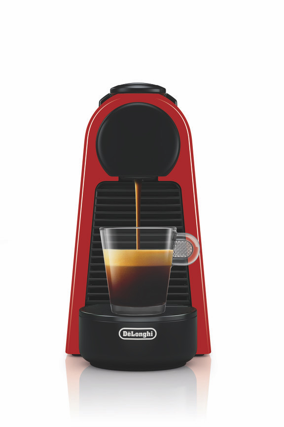 Кофемашина капсульная DeLonghi Nespresso Essenza EN85.R, красный/черный