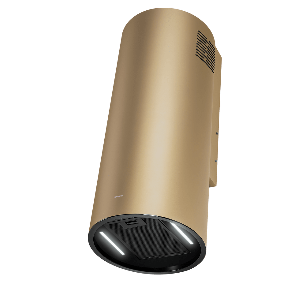 Вытяжка цилиндрическая MAUNFELD Bala 35 Wall, золотой