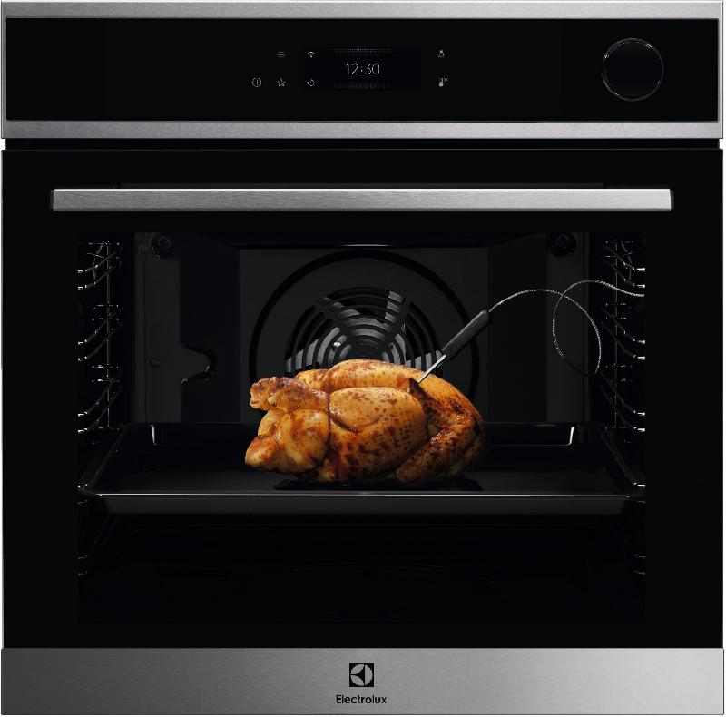 Духовой шкаф электрический Electrolux EOC8P39WX, черный/нержавеющая сталь