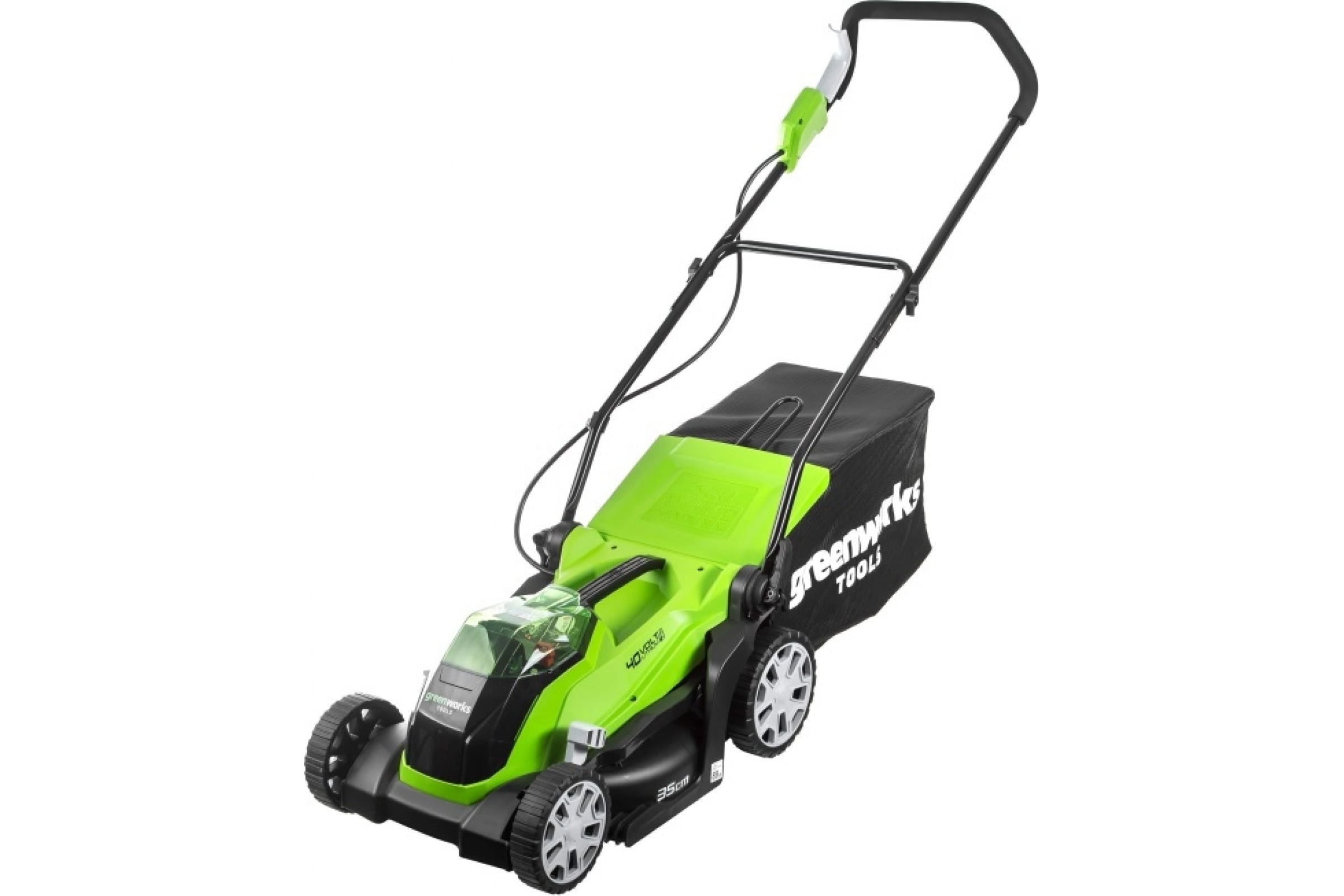 Газонокосилка аккумуляторная GREENWORKS G40LM35K2 2500067VA