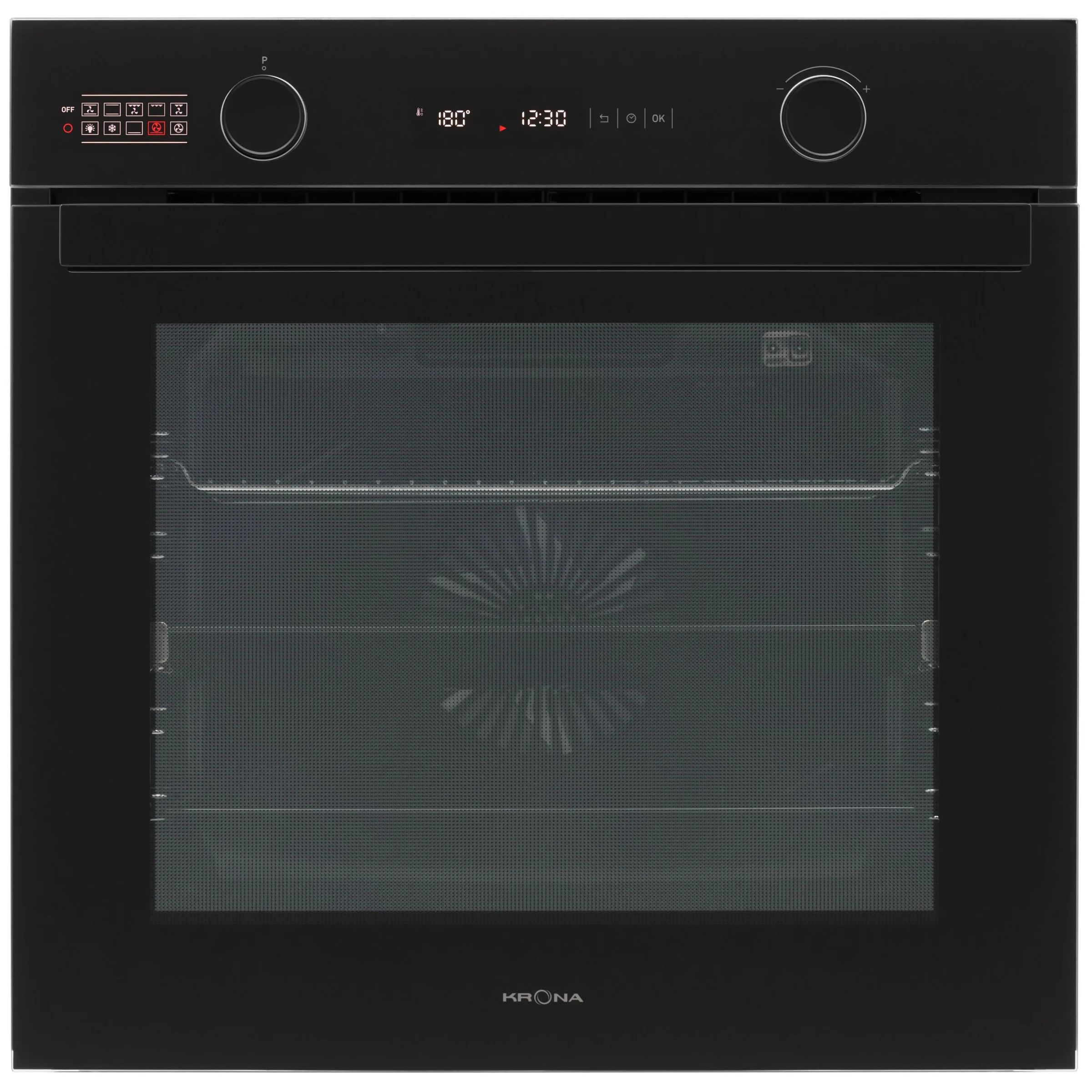 Духовой шкаф электрический Krona Nero max 60 BL, черный
