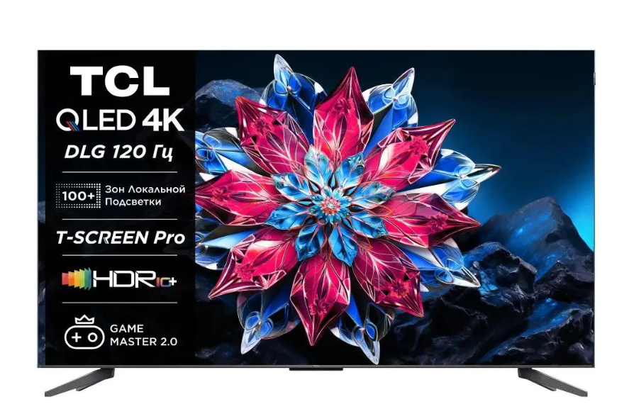 Телевизор TCL 55C655 Pro, черный