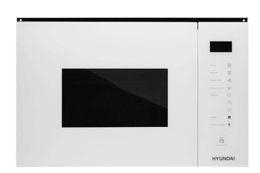 Микроволновая печь встраиваемая Hyundai HBW 2560 WG, белый