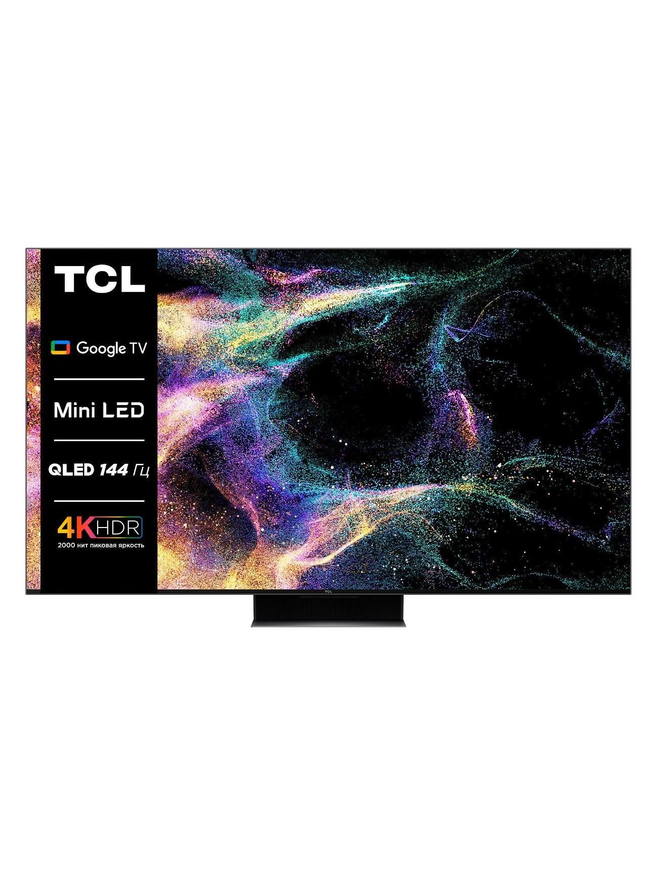 Телевизор TCL 75C845, черный