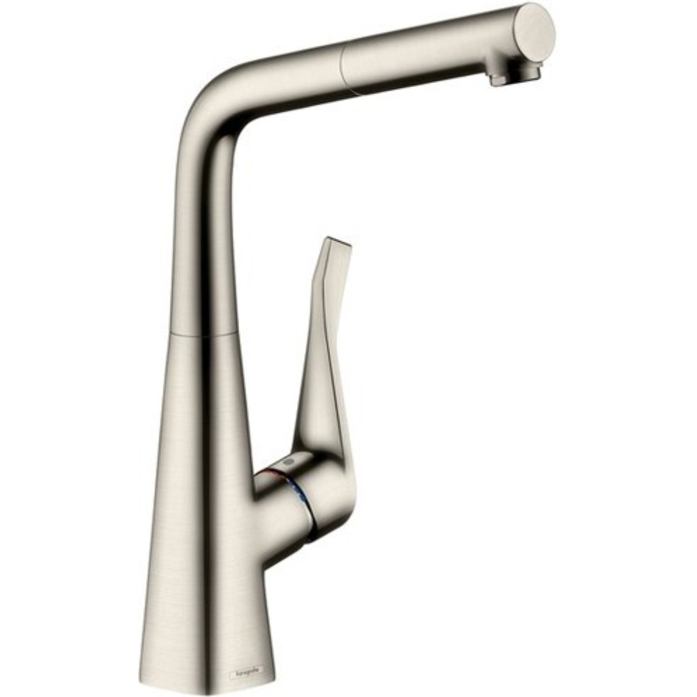 Смеситель для кухни Hansgrohe Metris 14821800, стальной