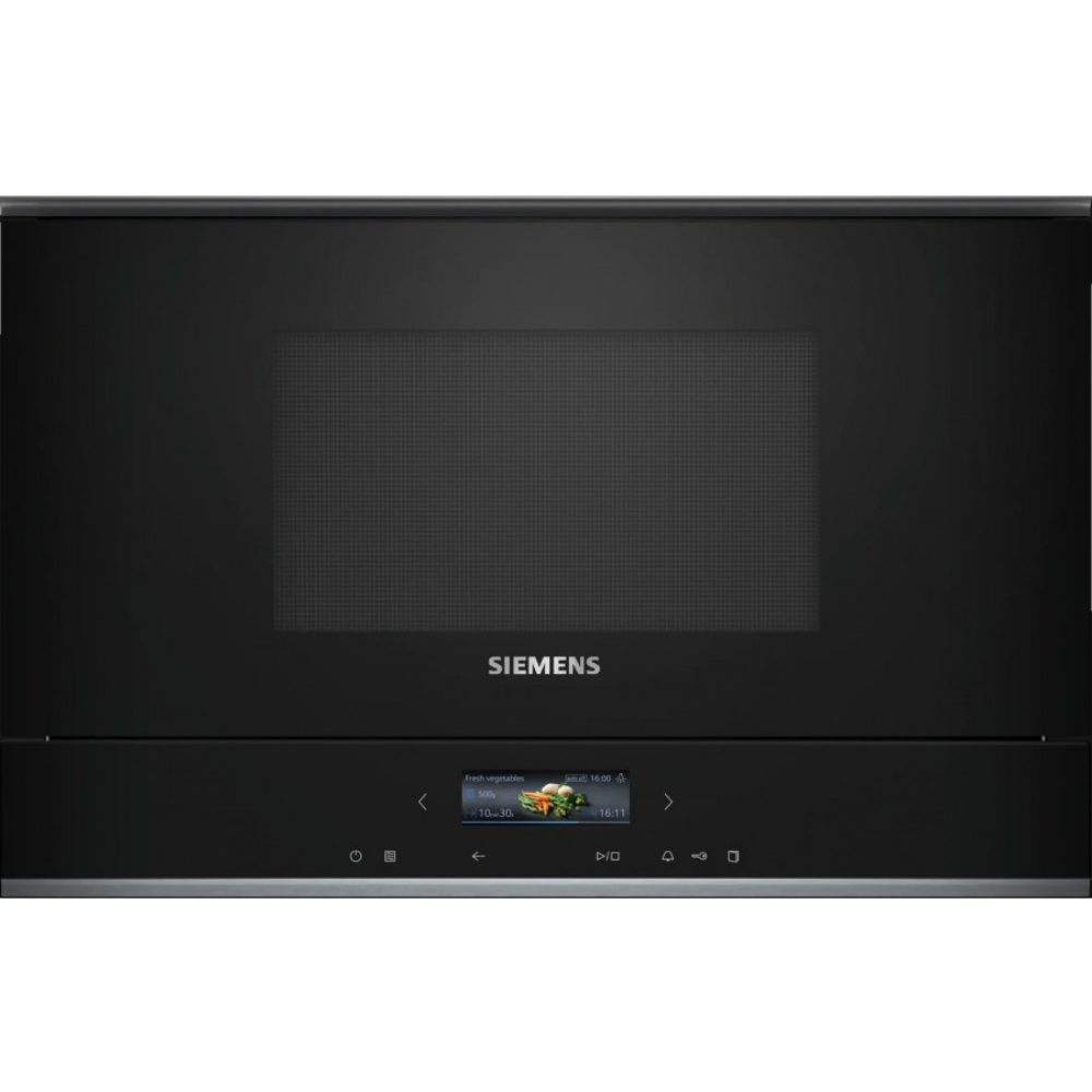 Микроволновая печь встраиваемая Siemens BF722L1B1, черный