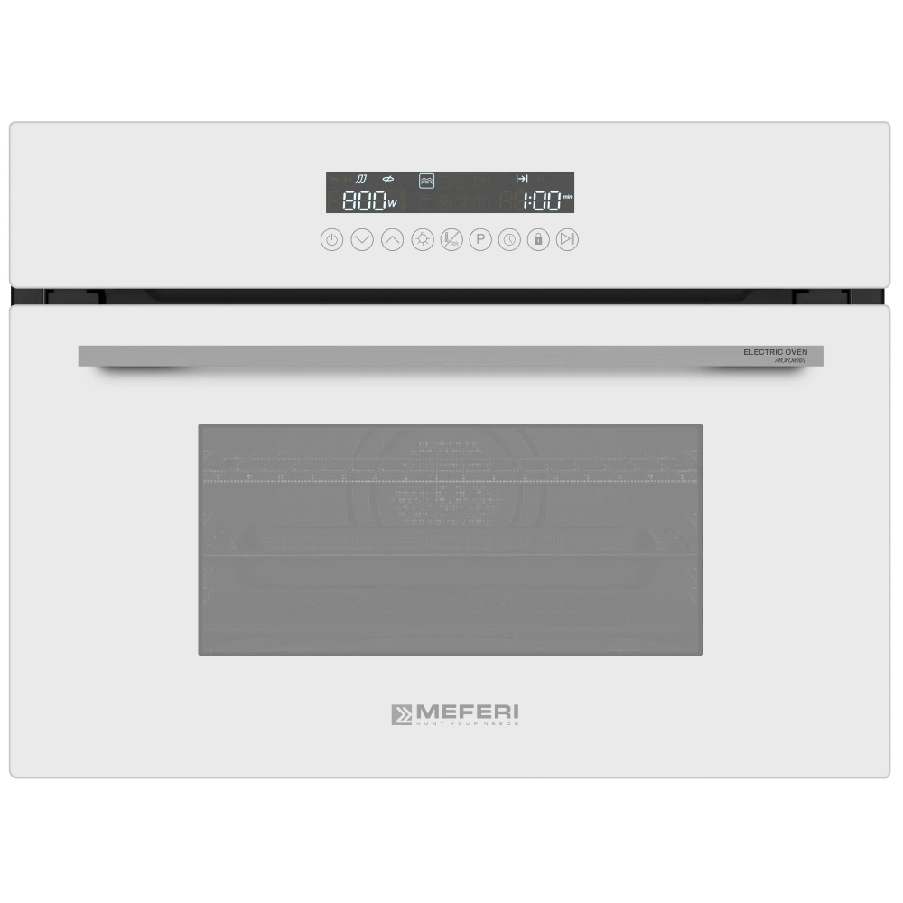 Духовой шкаф электрический Meferi MEO608WH MICROWAVE, белый