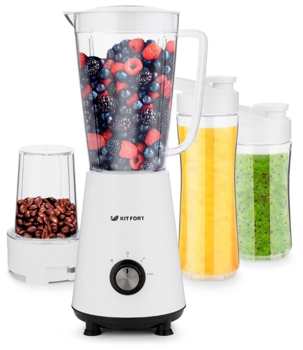 Стационарный блендер Kitfort KT-1340 белый