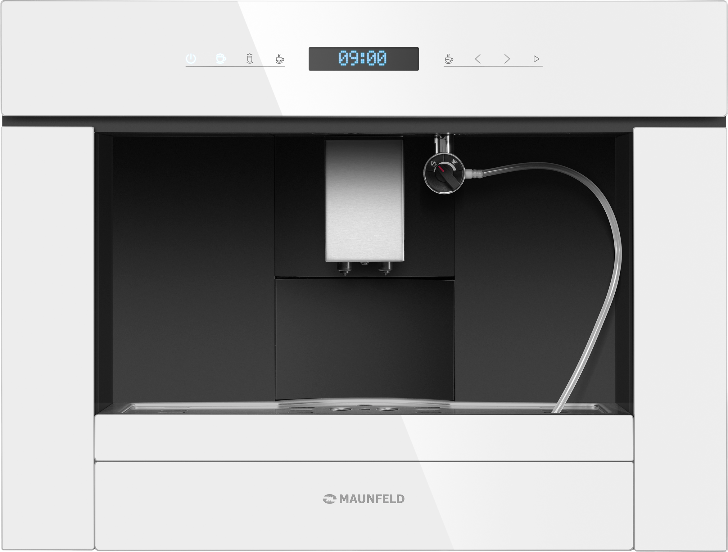 Кофемашина автоматическая встраиваемая Maunfeld AMCM1503W, белый